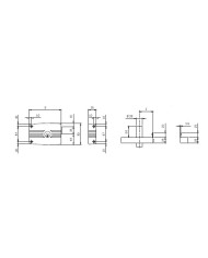 ISEO SERRATURA APPLICARE DX DA 70 ART 437703