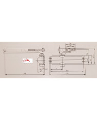 CHIUDIPORTA AEREO ARGENTO S/ZA FERMO ART DC120
