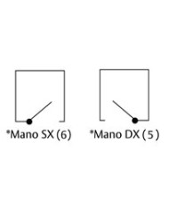 YALE SERRATURA SEGRETA 3 CHIUSURE DX ART 6823