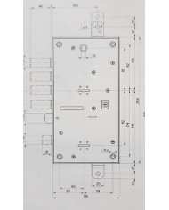 MOTTURA SERRATURA DOPPIA DM 28+3 ART 54589