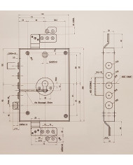 POTENT SERRATURA A CILINDRO DX ART 1940/37/D