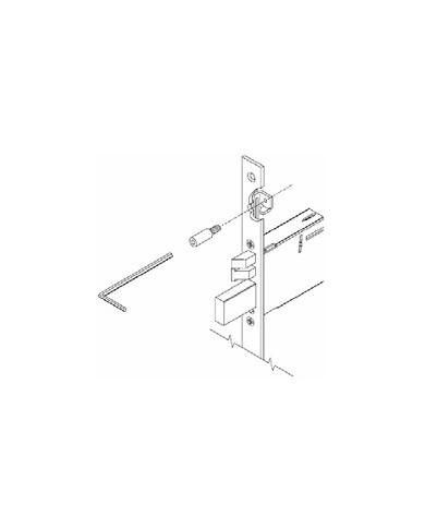 ISEO SERRATURA FASCIA DM MM 100 ART 963110102