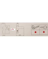 ISEO COMANDO ESTERNO MANIGLIA IDEA-PUSH