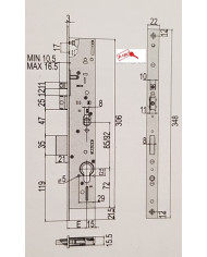 CISA ELETTROSERRATURA MULTITOP PRO ENT 25