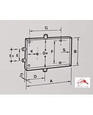 TECHNOMAX SERRATURA PER CASSAFORTE TK3
