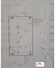 MOTTURA SERRABLINDA DOPPIA MAPPA DX SERIE 64
