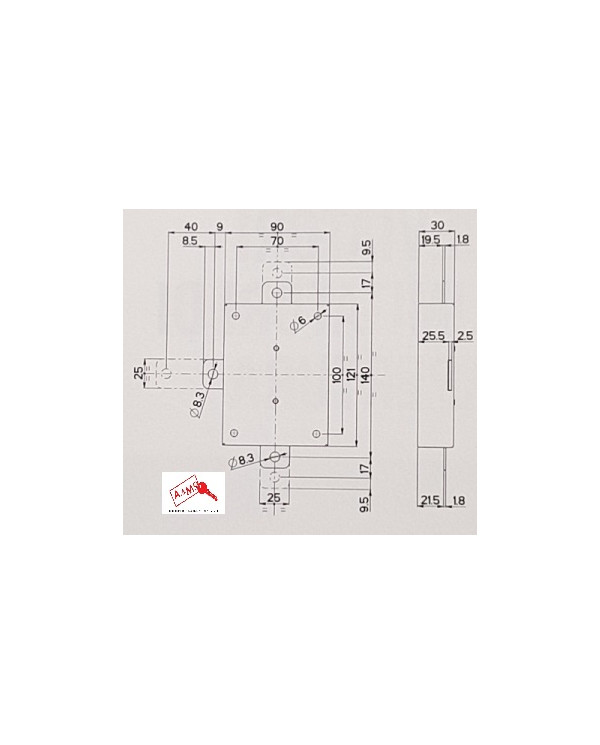 MOTTURA DEVIATORE X QUINTUPLA SERIE 30 ART 96143