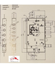 SECUREMME SERRATURA PLURISISTEMA SX ART 25311328
