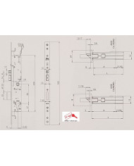 ISEO ELETTROSERRATURA MONTANTE E25 ART 7295142528