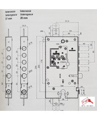 SECUREMME SERRATURA MULTIFUNZIONE DX ART 25410337
