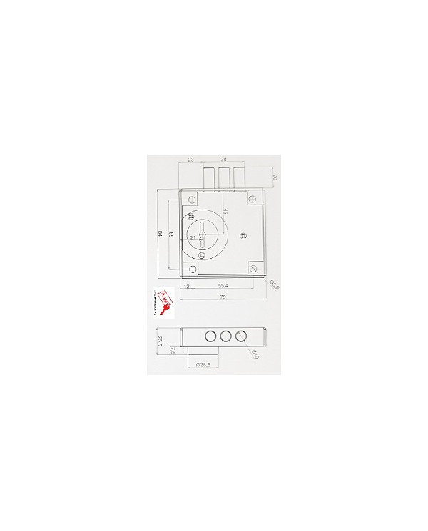 SECUREMME SERRATURA CASSAFORTE SX ART 2311SZB