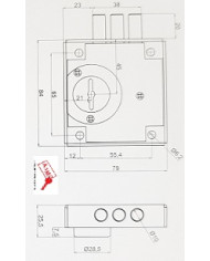 SECUREMME SERRATURA CASSAFORTE SX ART 2311SZB