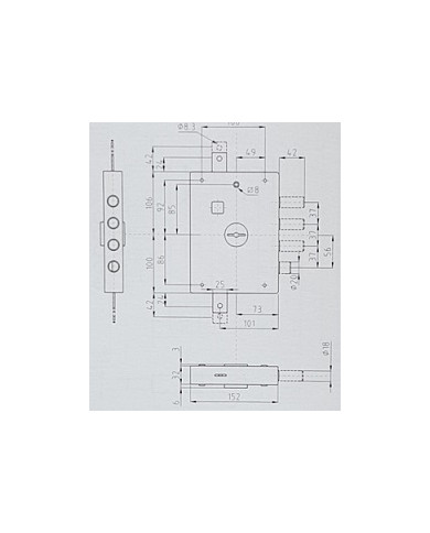 DIERRE SERRATURA BLINDATI DM E70 ART 7141