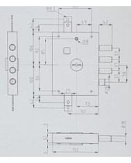 DIERRE SERRATURA BLINDATI DM E70 SX ART 7142