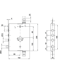 CIPIERRE SERRATURA BLINDATI E90 CIL INT 37