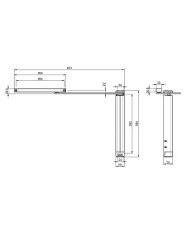ASSA ABLOY CHIUDICANCELLO ART 630 NERO DX
