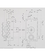 MOTTURA SERRATURA APPLICARE ENT 40 DX ART 30436