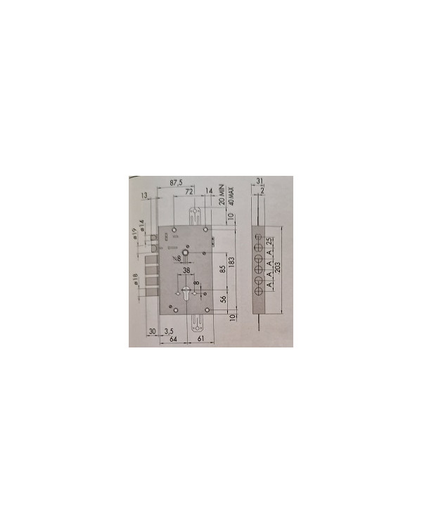 CISA ELETTROSERRATURA BLINDATI CIL ART 15515.48