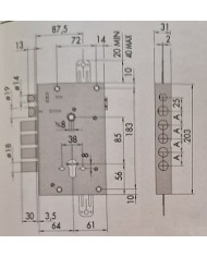 CISA ELETTROSERRATURA BLINDATI CIL ART 15515.48