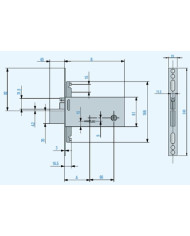 FEB ELETTROSERRATURA FASCIA DM ENT 90 ART 6991