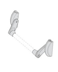 CISA MANIGLIONE APPLICARE FAST PUSH COMPONIBILE