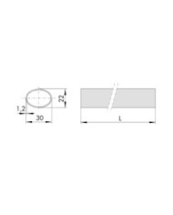 CISA BARRA PER MANIGLIONE 1.200 CM FAST PUSH ROSSA