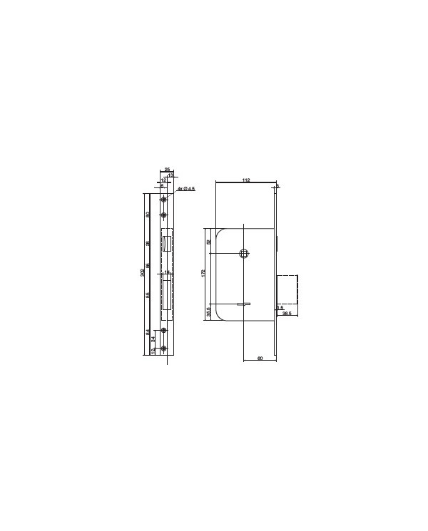 CR SERRATURA INFILARE DM ART 5000