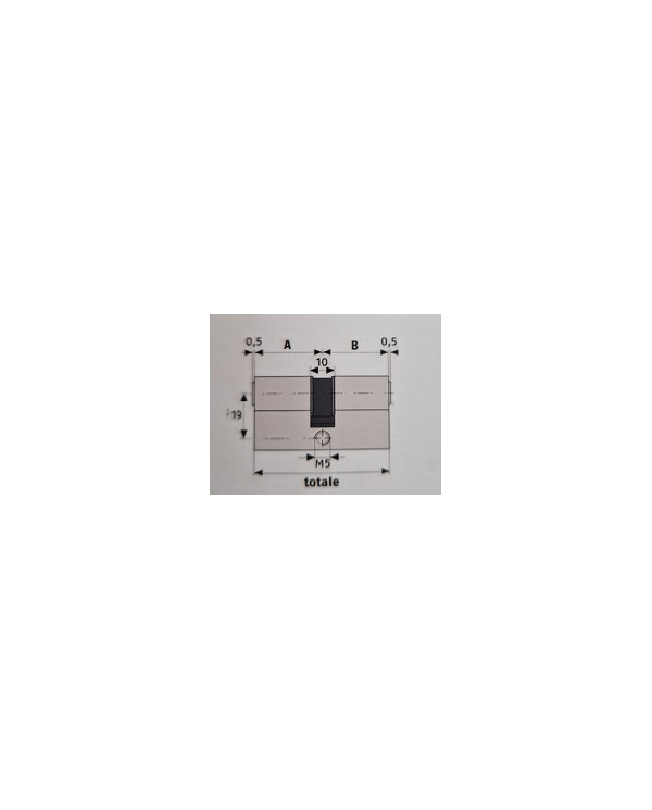 ABUS CILINDRO XELUS 3055 FRIZIONATO 3+1 CANTIERE