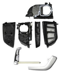 GUSCIO CHIAVE AUTO 3 PULSANTI BMW SMART KEY