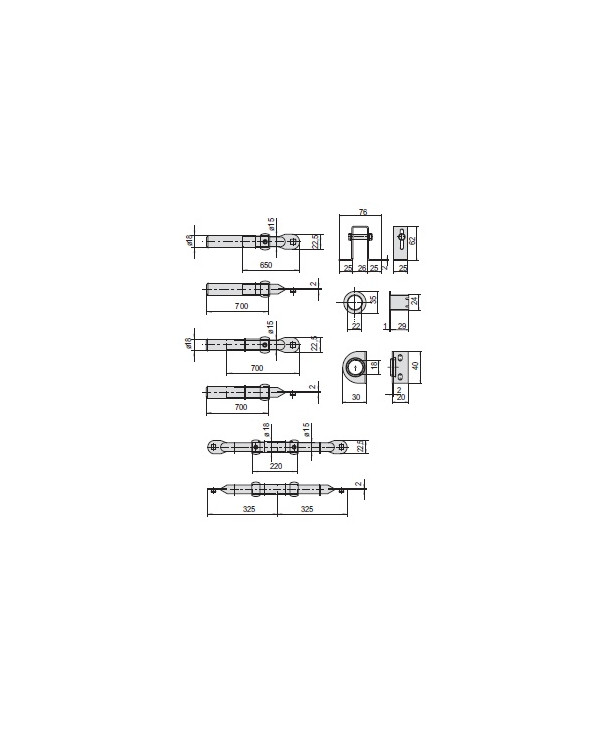 CISA COPPIE ASTE PER QUINTUPLA SERIE 56 E 57