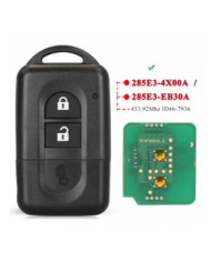 RADIOCOMANDO NISSAN 2 PULSANTI LAMA NSN14 ID46