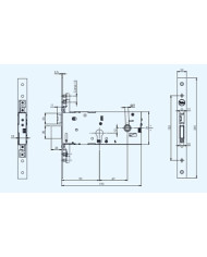 FEB SERRATURA FASCIA TRIPLICE E90 CIL ART Y94