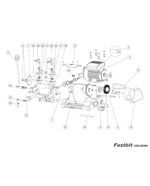 MANIGLIA MORSETTO PER FAST BIT D944075ZR