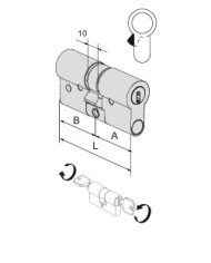 CISA CILINDRO RS5 30-50 FRIZIONATO