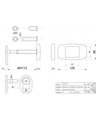 IBFM SPIONCINO DIGITALE 40-112 MM OTT 3,2