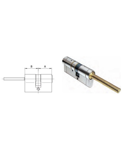 CR CILINDRO SAGOMATO T250 PP 50-30 CODOLO-CHIAVE