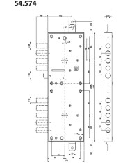 MOTTURA SERRATURA DOPPIA DM E63 I28 ART 54574