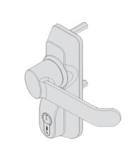 CISA COMANDO MANIGLIA CON CILINDRO ART 07078.68