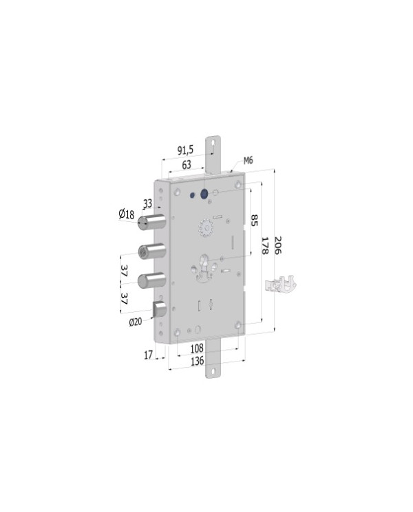 SECUREMME SERRATURA CIL BLINDATO REV ART 2651SCR