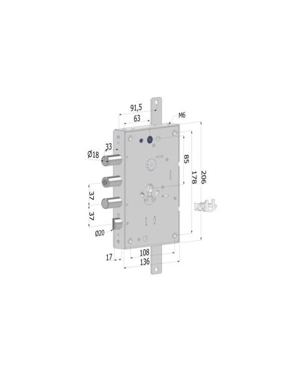SECUREMME SERRATURA CIL BLINDATO REV ART 2651SCR
