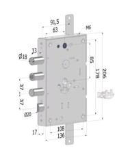 SECUREMME SERRATURA CIL BLINDATO REV ART 2651SCR
