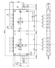 MOTTURA SERRATURA DOPPIA CIL E63 I28 ART 85574