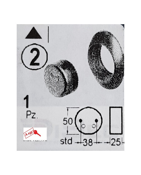 DISEC PROTEZIONE MONOLITO CIL CS ART BD291N-25D