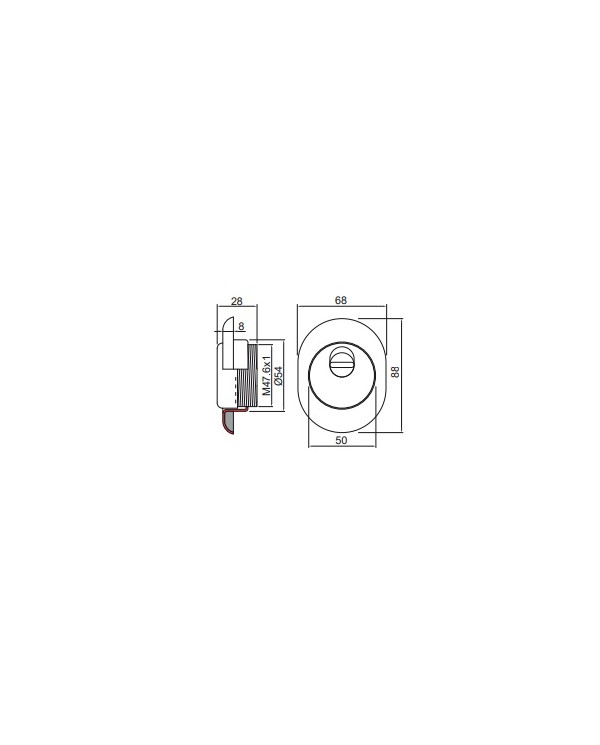 DISEC PROTEZIONE MAGNETICA CIL BR ART MRM29