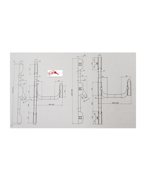 ISEO MANIGLIONE ANTIPANICO IDEA BASE MODULARE