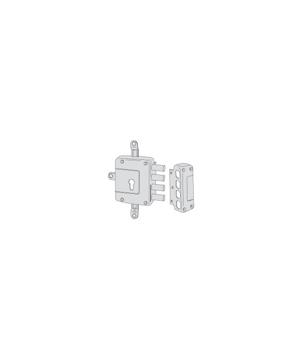 CISA SERRATURA QUINTUPLA DX DOPPIA MAPPA ART 56172