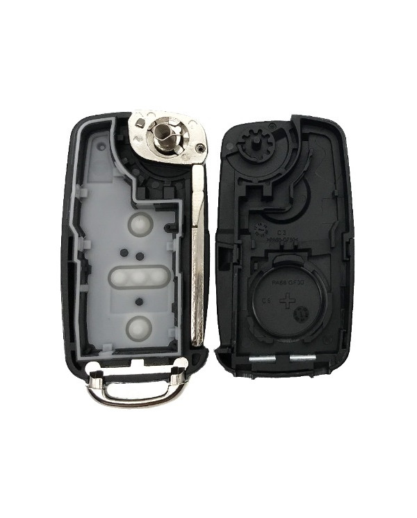 GUSCIO RICAMBIO 3 PULSANTI VW CON LAMA HU66