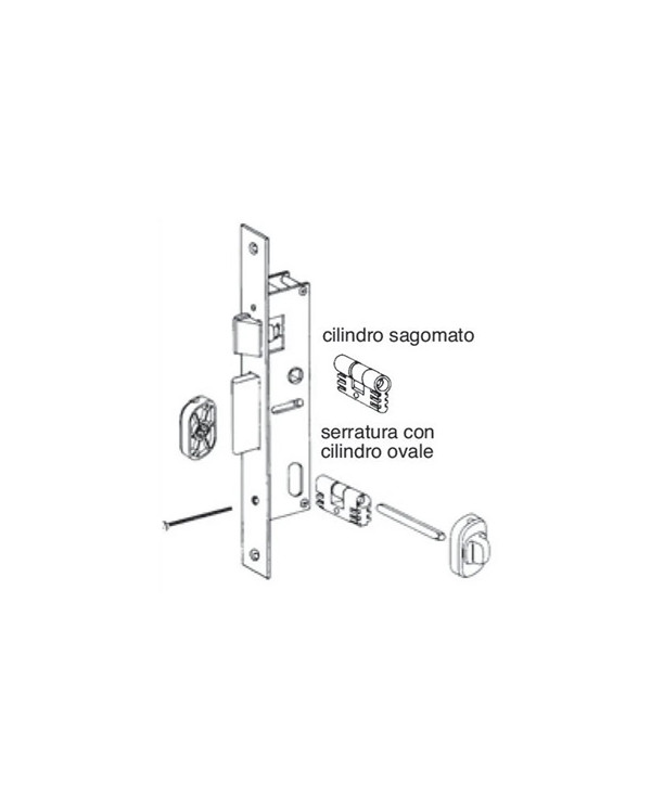 IBFM CHIAVISTELLO LIBERO OCCUPATO PER CIL SAGOMATO