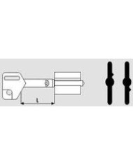 CISA CHIAVE SICUREZZA ART 00125.00.1 (5CS4T)